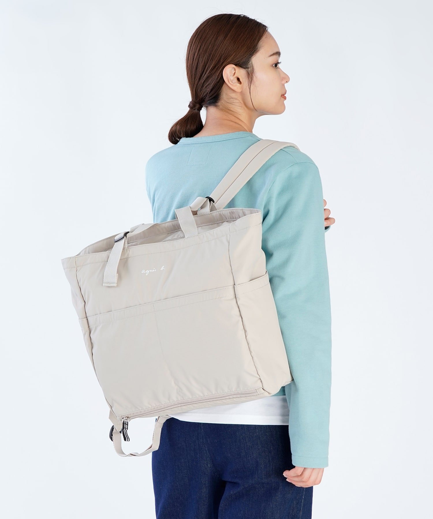 agnes b.｜ロゴ ペアレンツバッグ マザーズバッグ | Rakuten Fashion