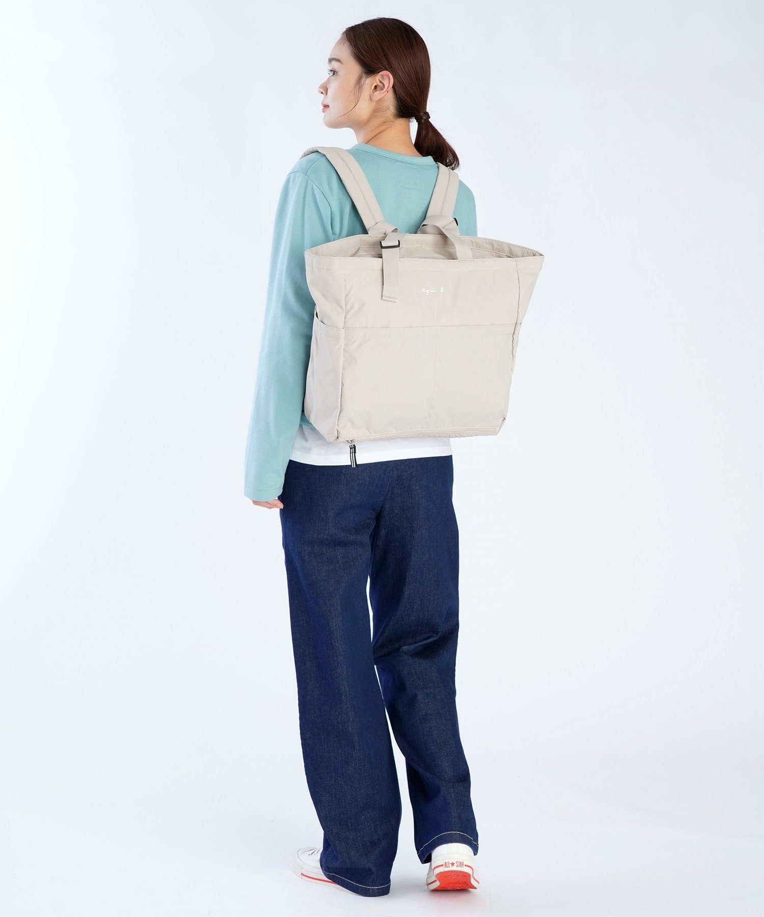 agnes b.｜ロゴ ペアレンツバッグ マザーズバッグ | Rakuten Fashion