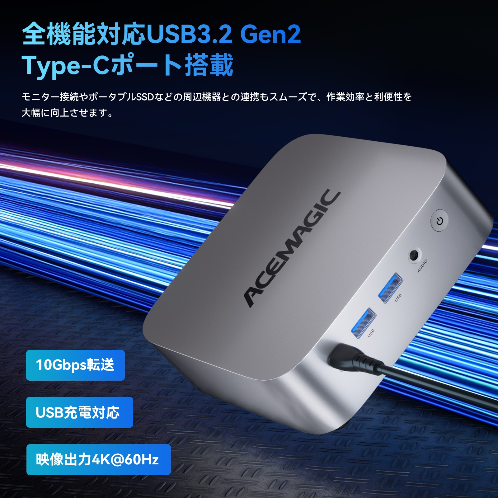 楽天市場】ACEMAGIC ミニPC【AMD Ryzen 7 6800H搭載 高性能8C/16T