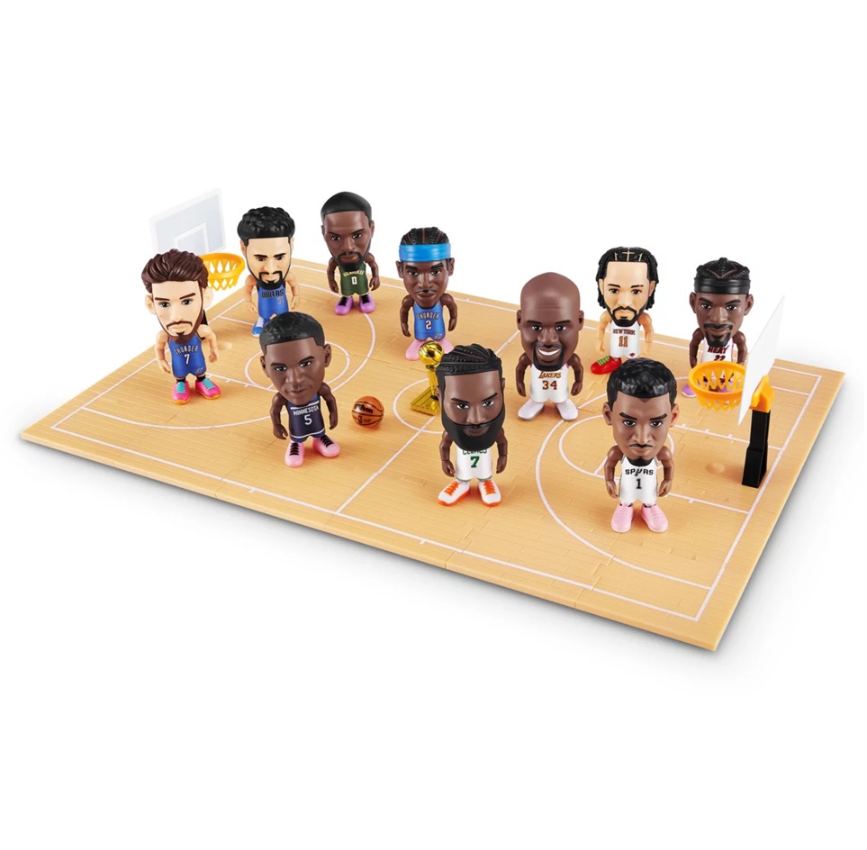 楽天市場】ZURU NBAボーラーズ 4個 シリーズ2 カプセル フィギィア