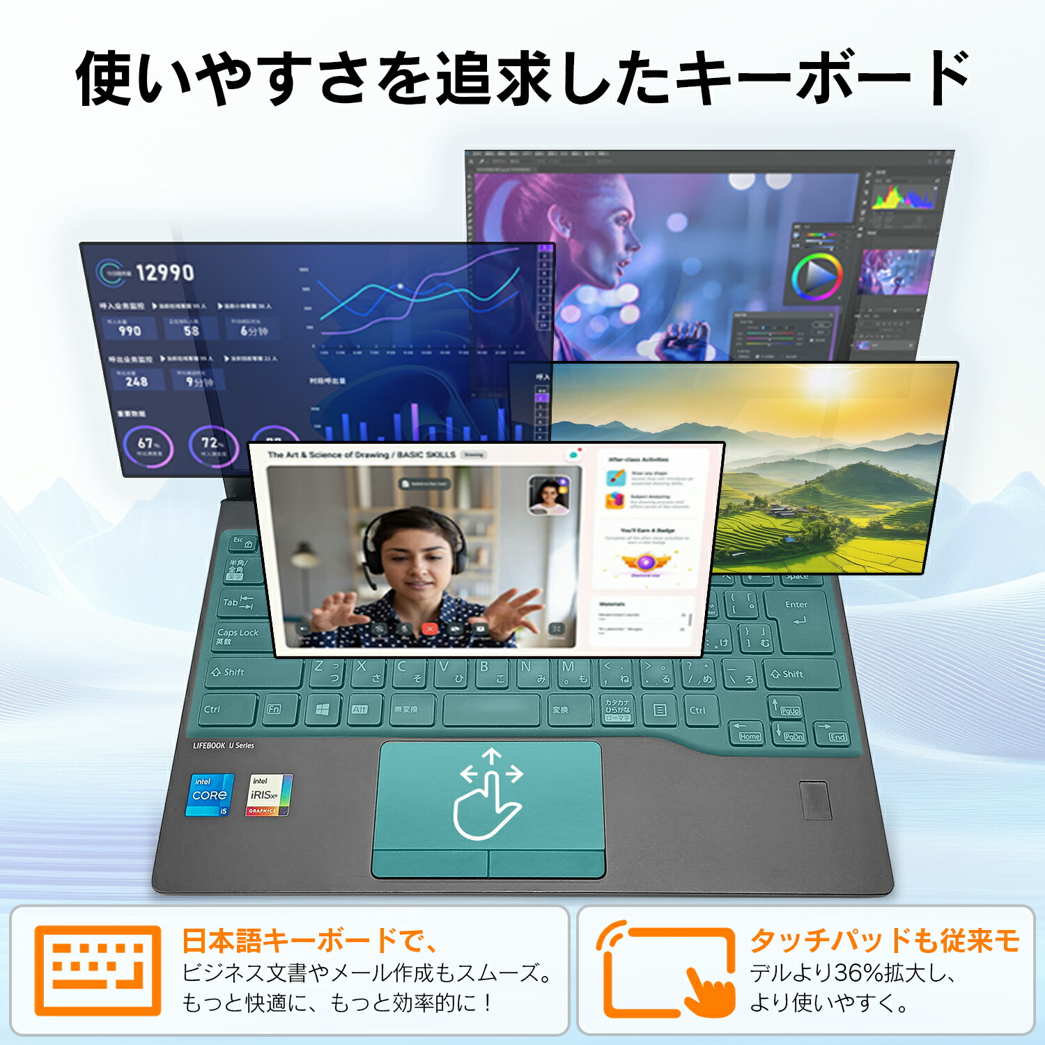 楽天市場】ノートパソコン Office付き 富士通 LIFEBOOK U9311 第11世代