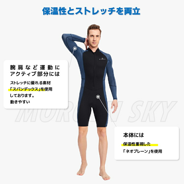楽天市場】☆送料無料 MORGEN SKY ウェットスーツ （インナー）1.5mm
