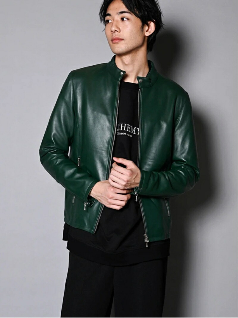 楽天市場】JE LAMB LEATHER EX SINGLE RIDERS JACKROSE ジャックローズ