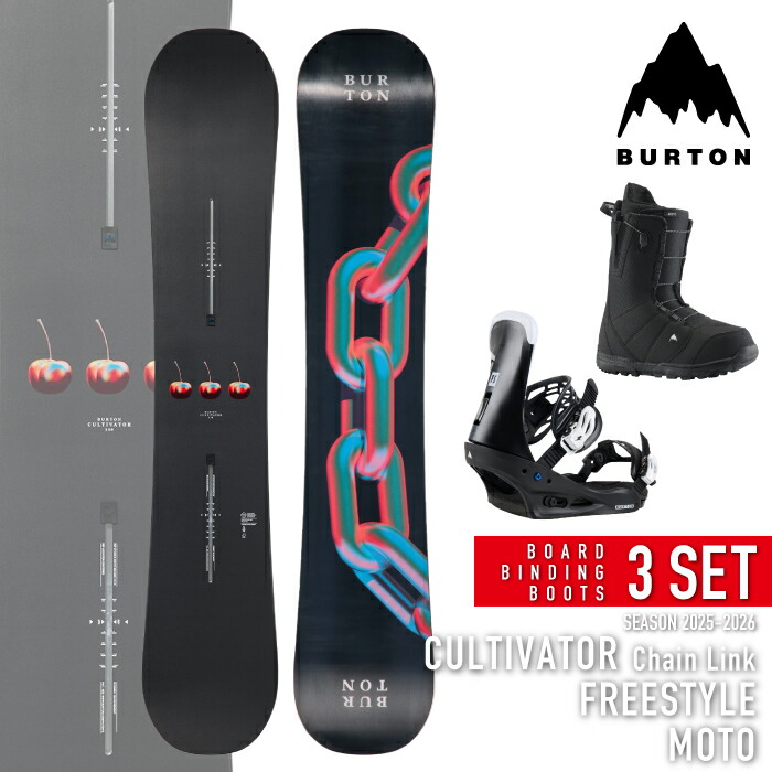 楽天市場】スノーボード 3点セット burton（ウィンタースポーツ