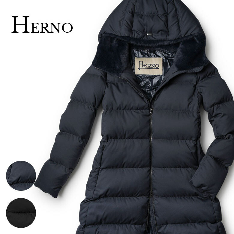 楽天市場】【30%OFF!】ヘルノ ダウン レディース ダウンコート ハーフ
