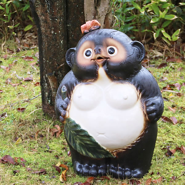 楽天市場】信楽焼 18号メス狸 たぬき 信楽焼 タヌキ 送料無料 置き物