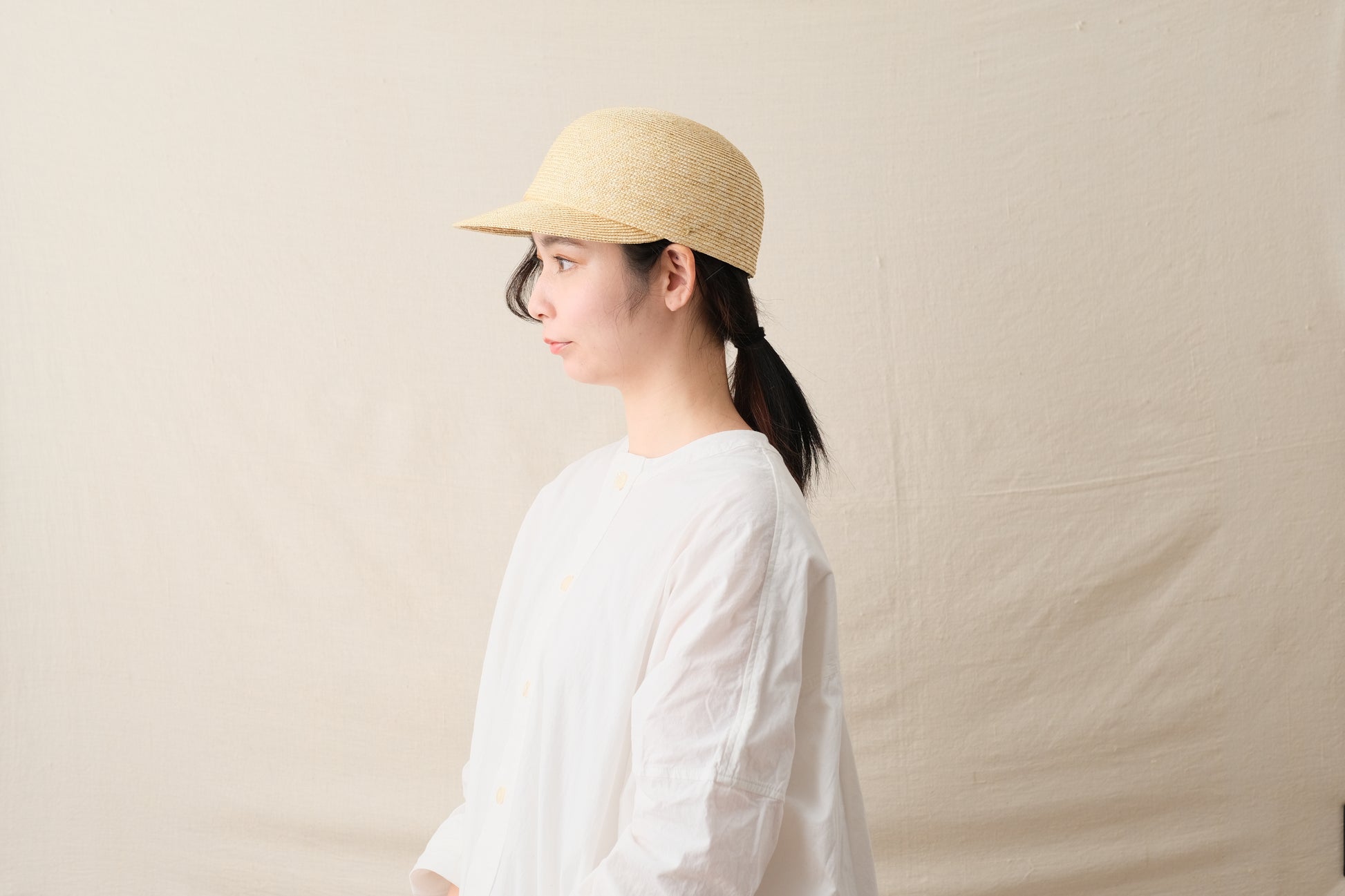 プチカスマイズ：麦ブレード CAP 焦茶 – 麦わら帽子の通販 つばさ製帽所