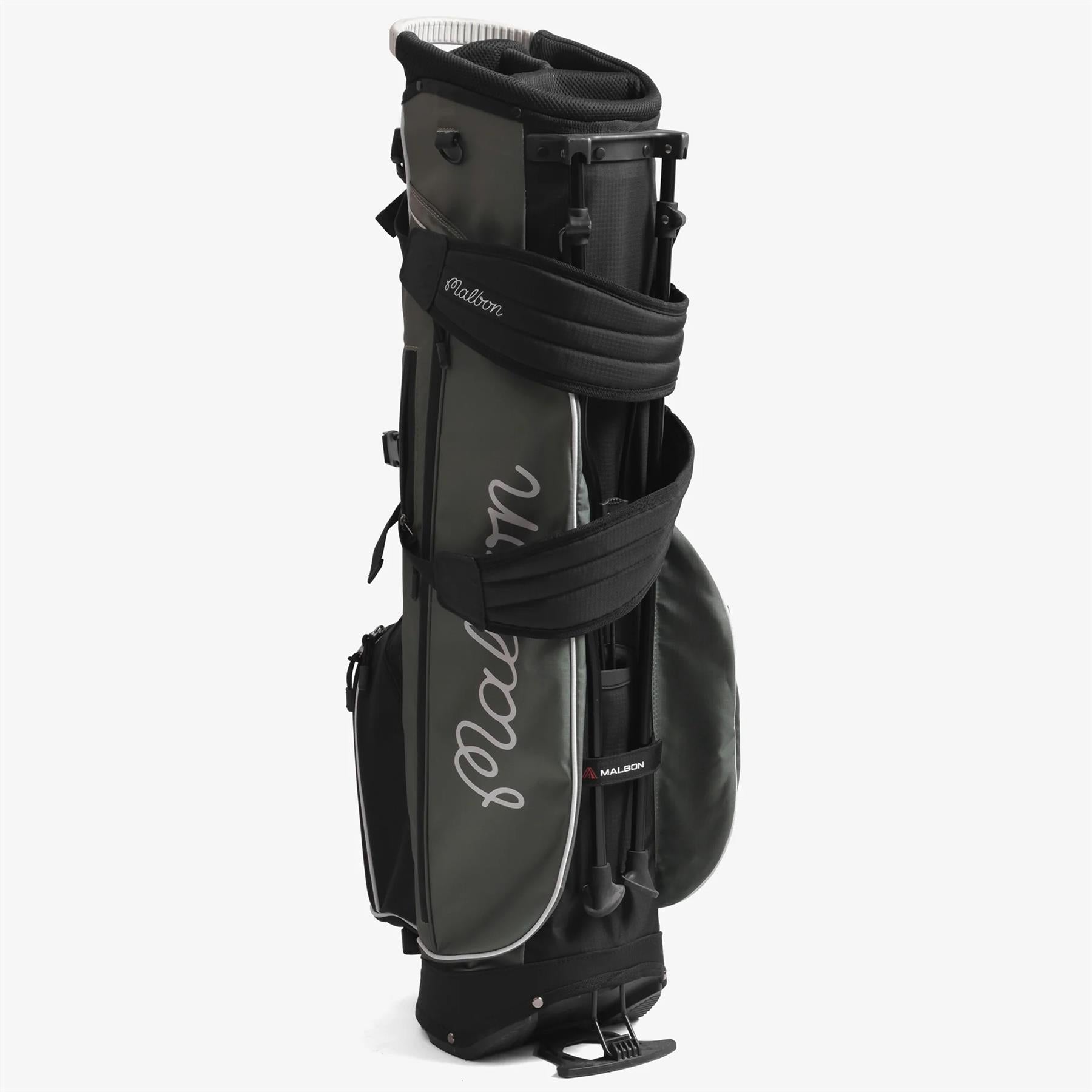 Malbon Golf Expedition Walking Bag Conifer/Sandstone/Black