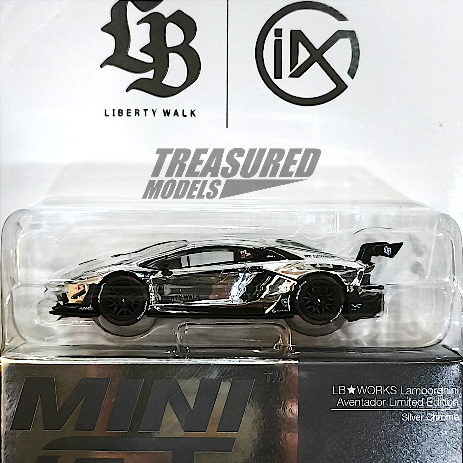Mini GT Car+T-Shirt Set Lamborghini LB Works Aventador Limited