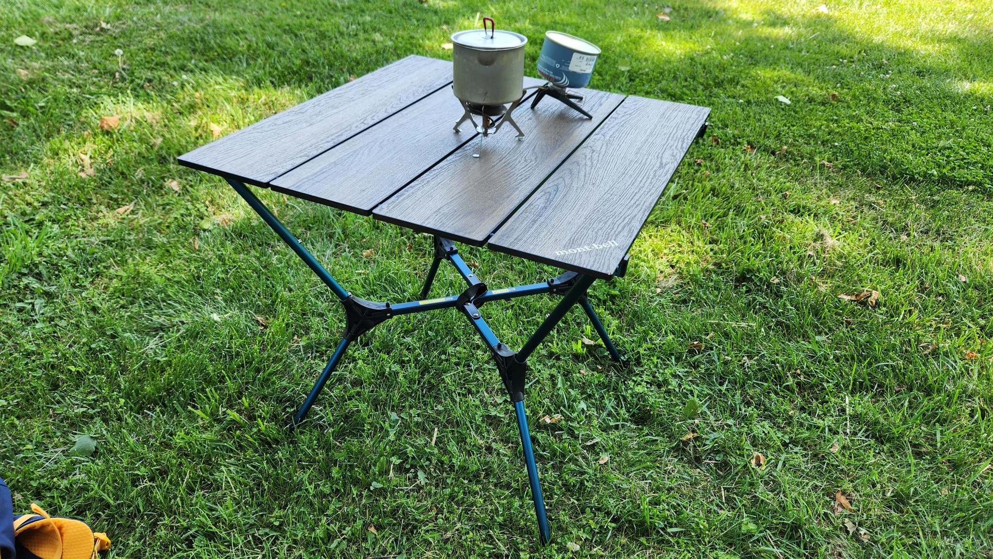 High, Low…and Za? Montbell Multi-Folding, adjustable height Camp