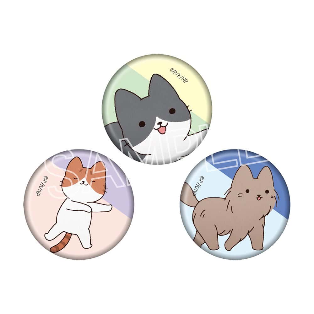 うごく！ねこむかしばなし ミニ缶バッジセット - 株式会社ツインクル