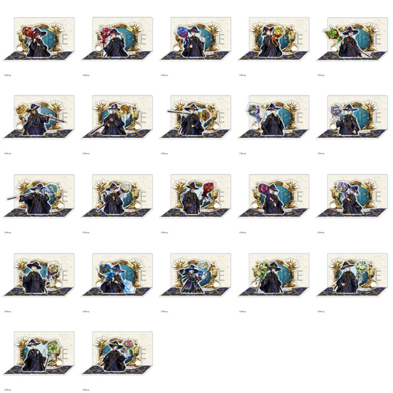 ジオラマアクリルスタンド(ブルームバースデーver.) | ツイステグッズ