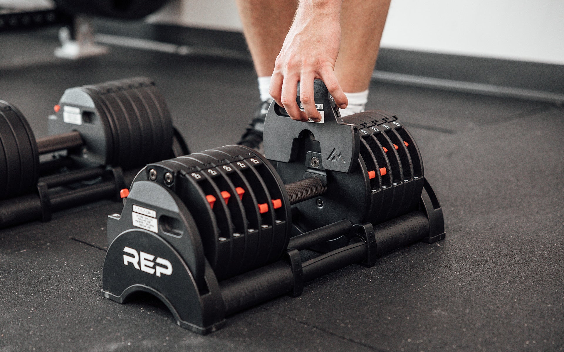 QuickDraw™ アジャスタブルダンベル | REP Fitness｜ウチノジム