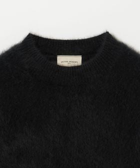 フォックスカシミヤ パフ ハーフスリーブ ニット