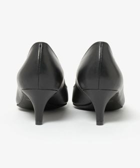 ポインテッドトゥ ソフト パンプス BLACK