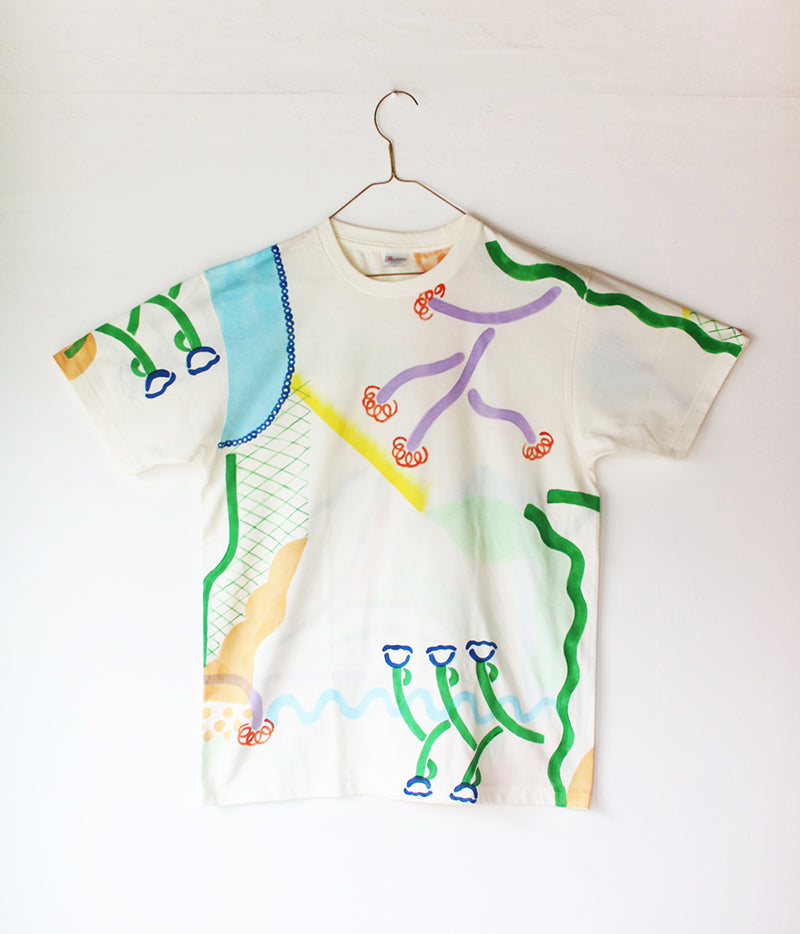 Natsuko Kozue Hand-Painted T-shirt {Plants} (10% OFF) – UGUiSU STORE