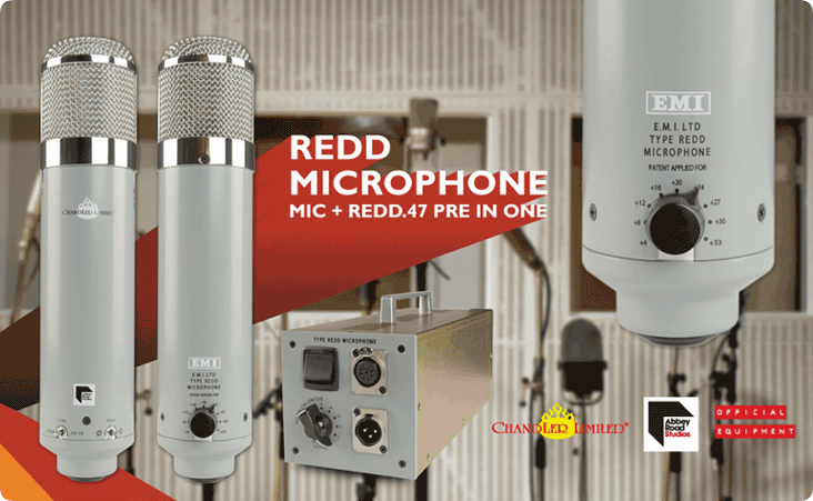 ABBEY ROAD STUDIOSとCHANDLERが放つハイエンド・真空管マイク REDD