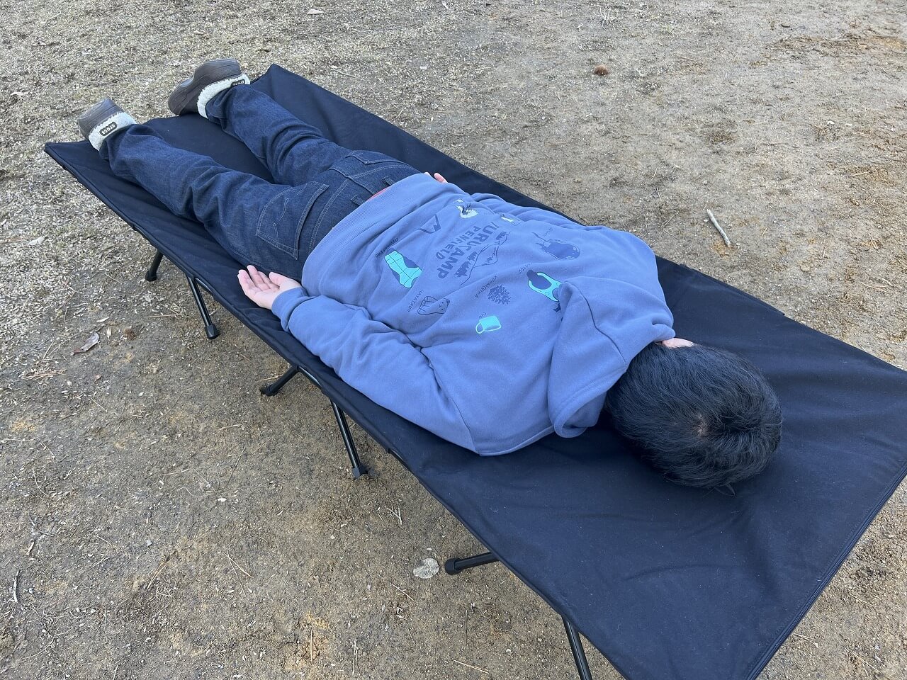 焚き火好きのためのハイ＆ローコット DOD タキビコットを設営レビュー