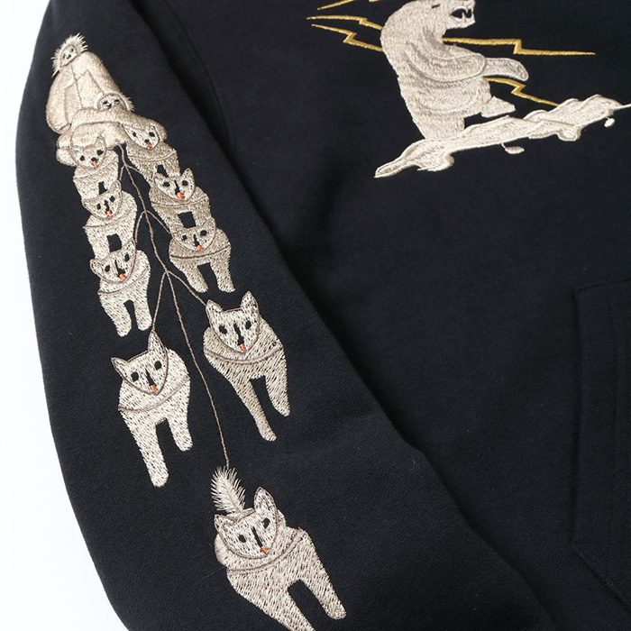 Lot No. TT69652 / SUKA ZIP PARKA EMBROIDERED “ALASKA” | ユニーク