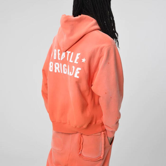 バウワウ BW2302-BMMH BEATLE MANIA MARDI GRAS HOODIE オレンジ