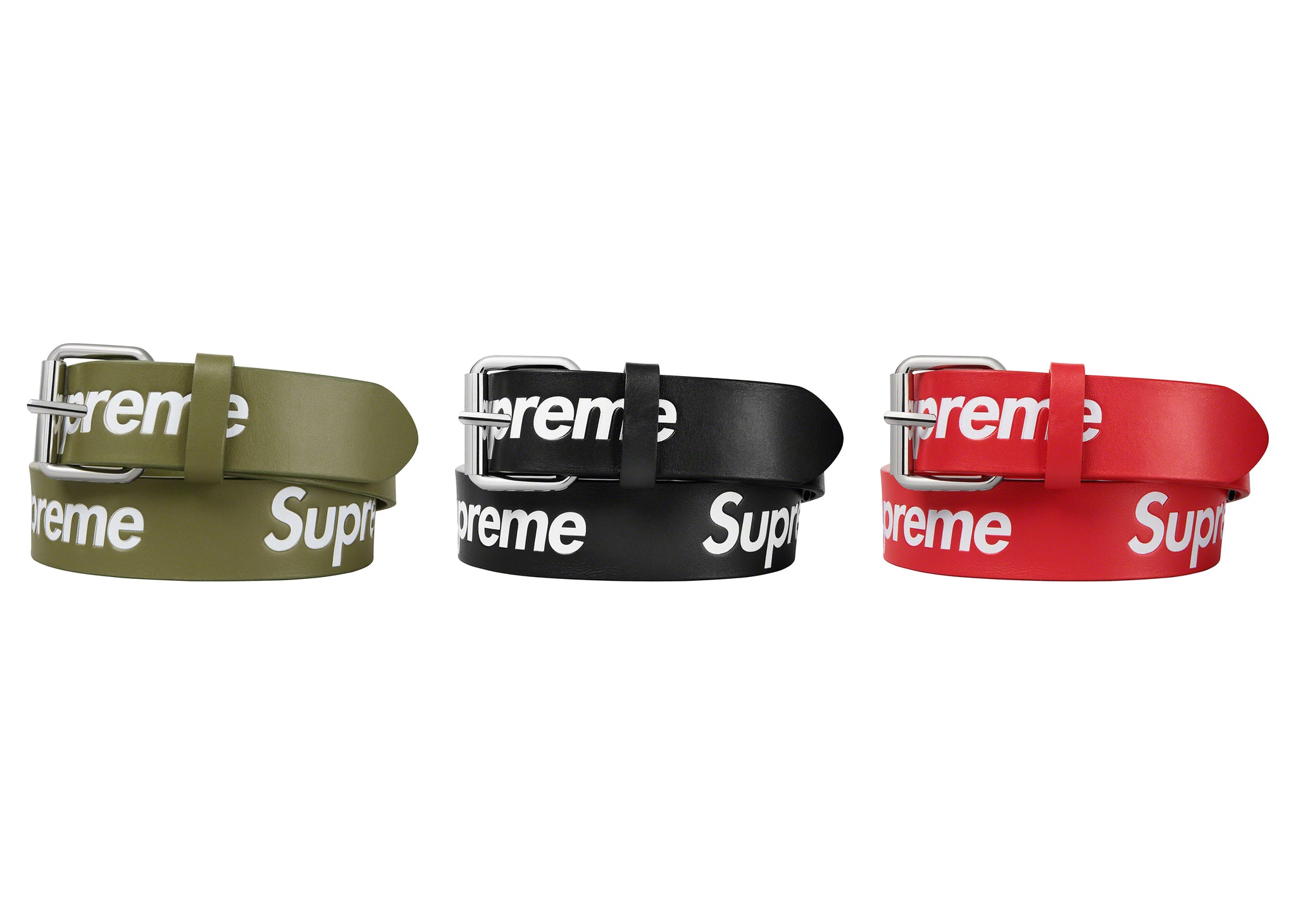SUPREME REPEAT LEATHER BELT (2022SS) – UNIQUE HYPE HK