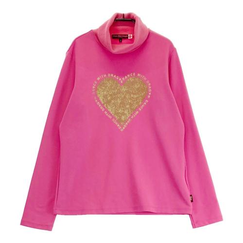 LECOQ GOLF ルコックゴルフ タートルネック 長袖Tシャツ ピンク系