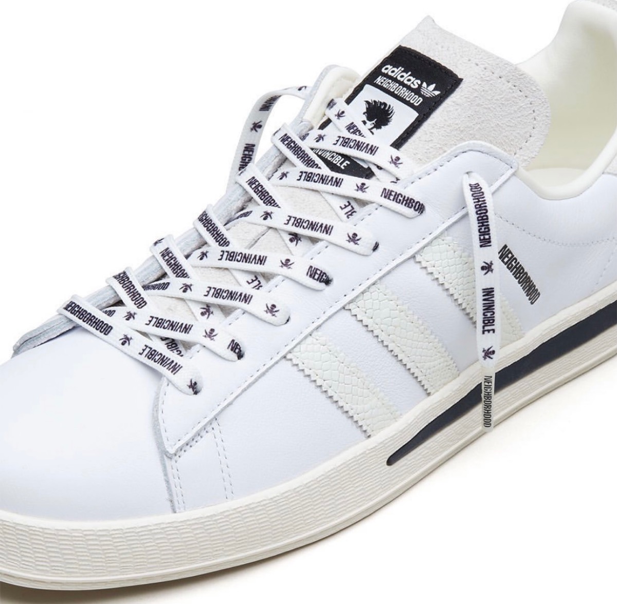 NEIGHBORHOOD × INVINCIBLE × adidas 『CAMPUS “WHITE”』が国内6月25日