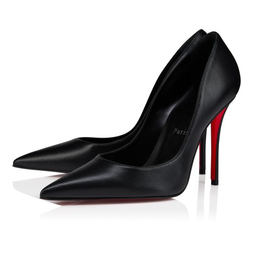 Lady Peep Suola Strass - 150 mm Pumps - Crepe satin - Black