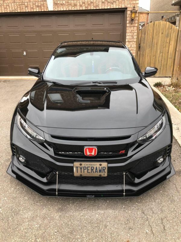 2017-2021 Honda Civic Type R Version 2 2PC Front Splitter - Ventus