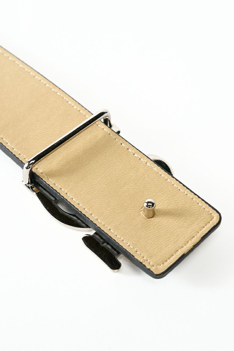 1PIU1UGUALE3 GOLF - ロゴバックルベルト | ブラック | ユニセックス