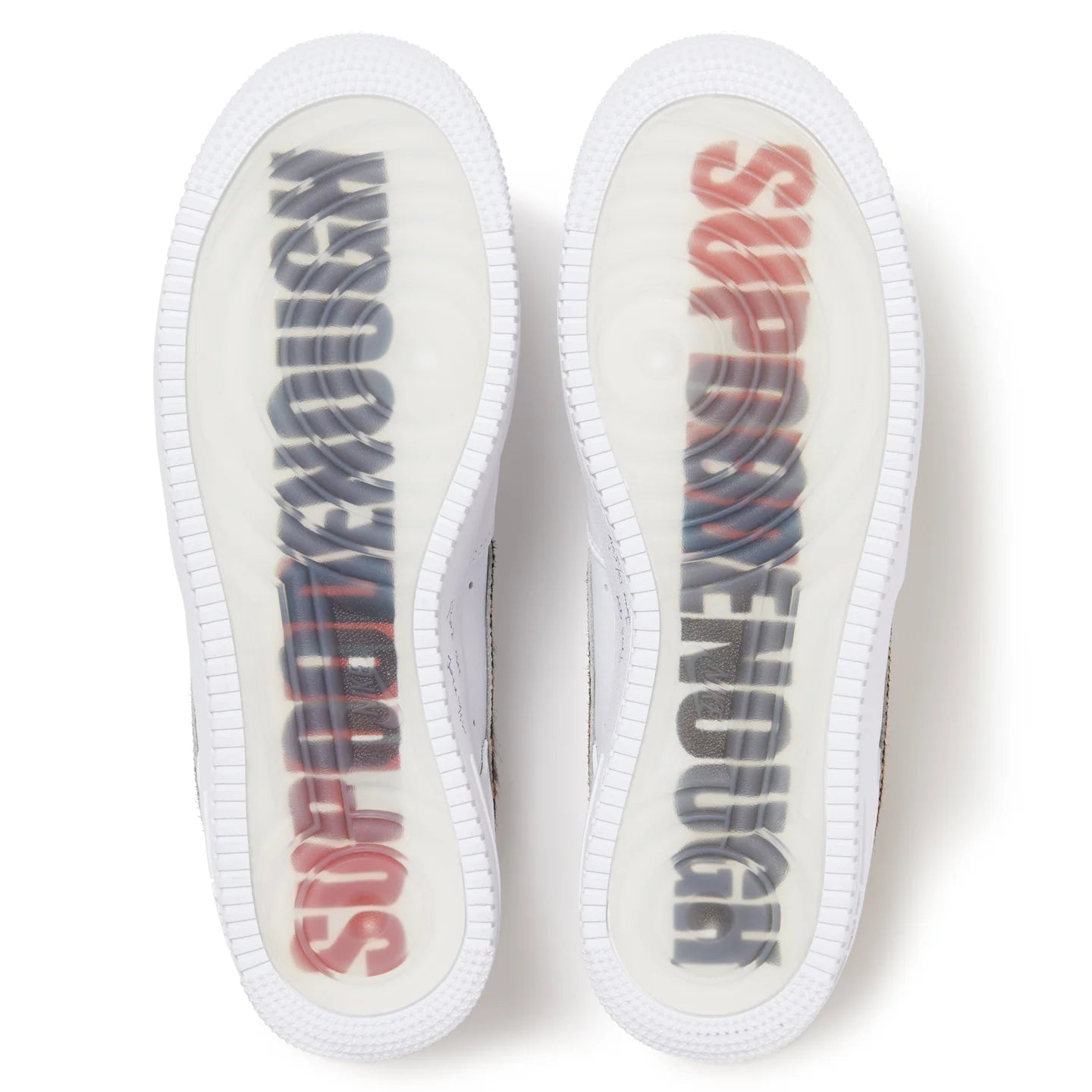 GOODENOUGH × Supreme × Nike Air Force 1 Low White Leopard