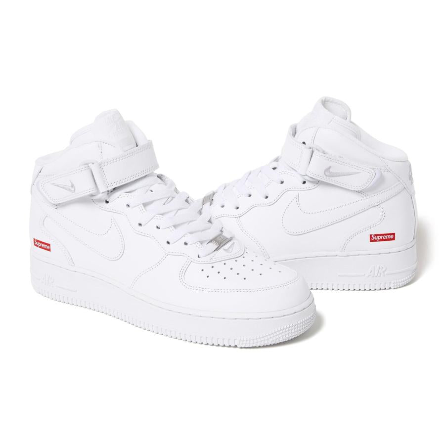 Supreme × Nike Air Force 1 Mid White シュプリーム × ナイキ エア