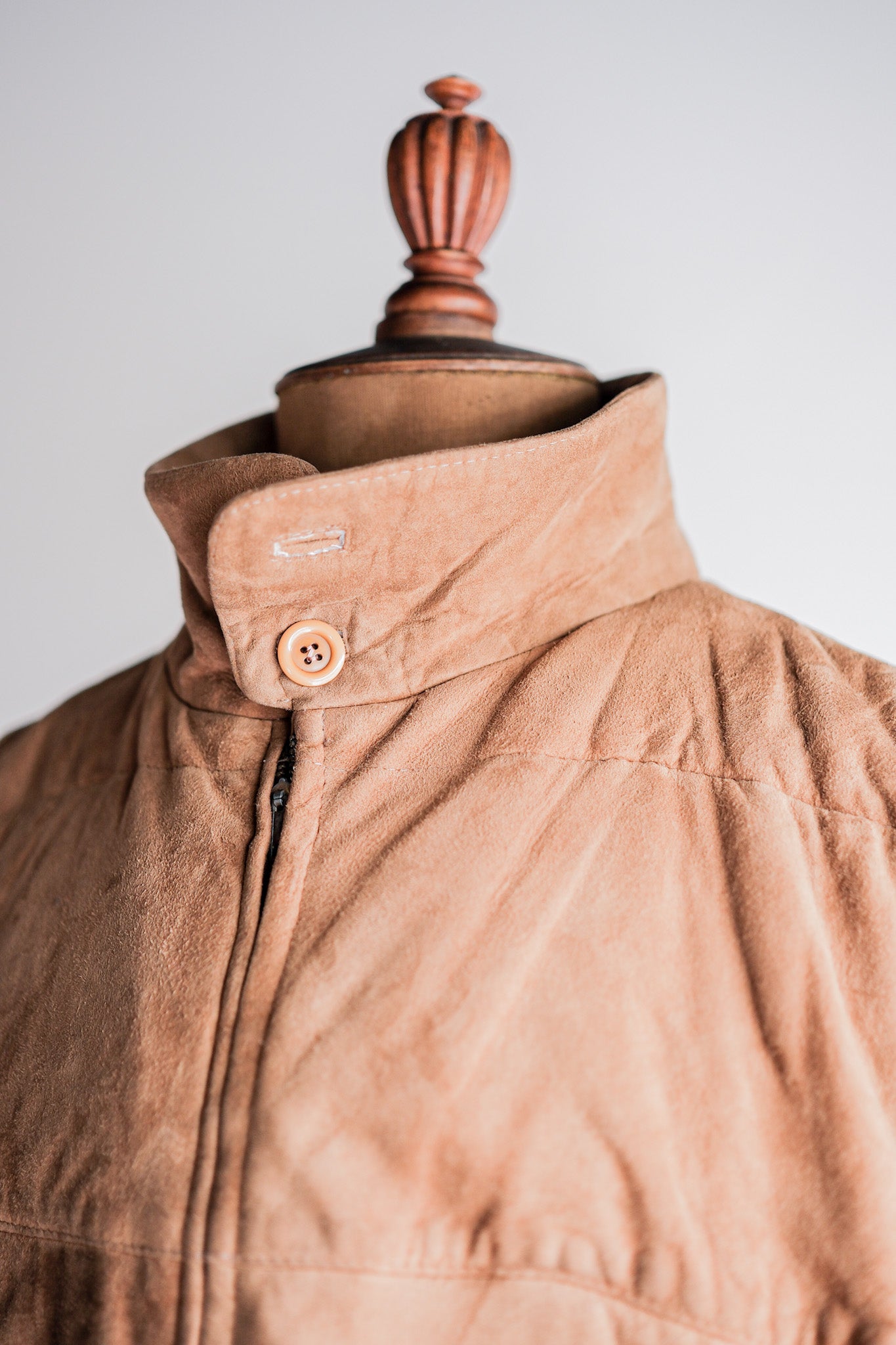 80's】Old GIORGIO ARMANI Suede Leather Jacket