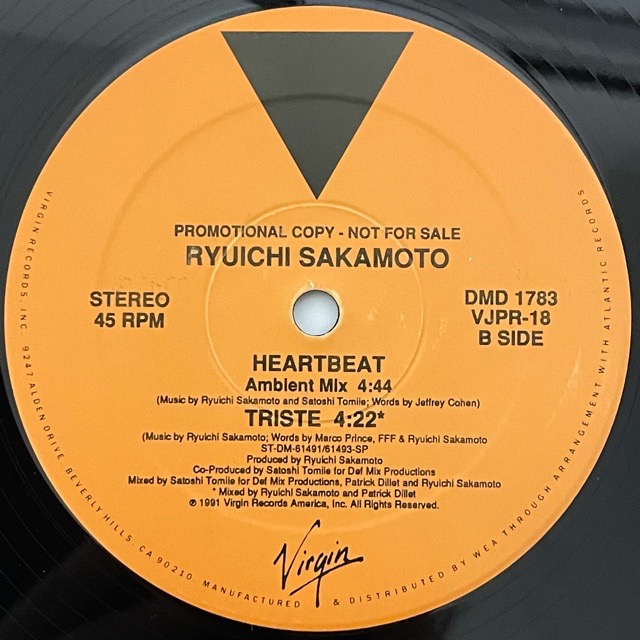 Ryuichi Sakamoto (坂本 龍一)｜Heartbeat (12)｜レコード通販