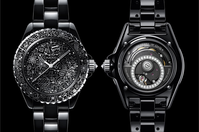 Chanel celebrates the 20th anniversary of the J12 watch so here's