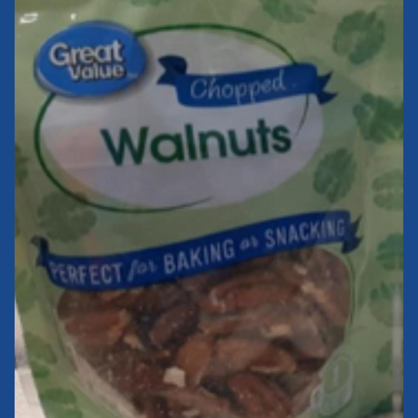 4 oz. Great Value Walnut Chopped pouches sold in Florida recalled