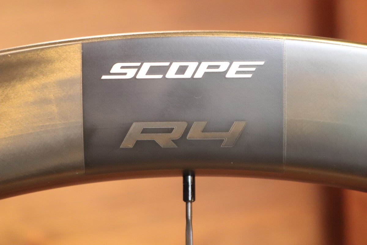スコープ SCOPE R4 DISC カーボン チューブレス ホイールセット シマノ