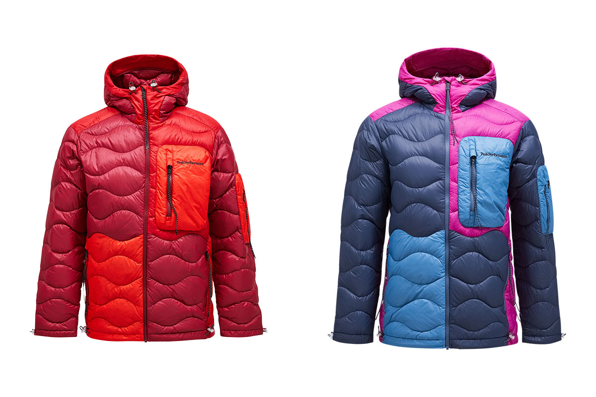 ピークパフォーマンスの超軽量ダウンジャケットに、マルチカラーの限定