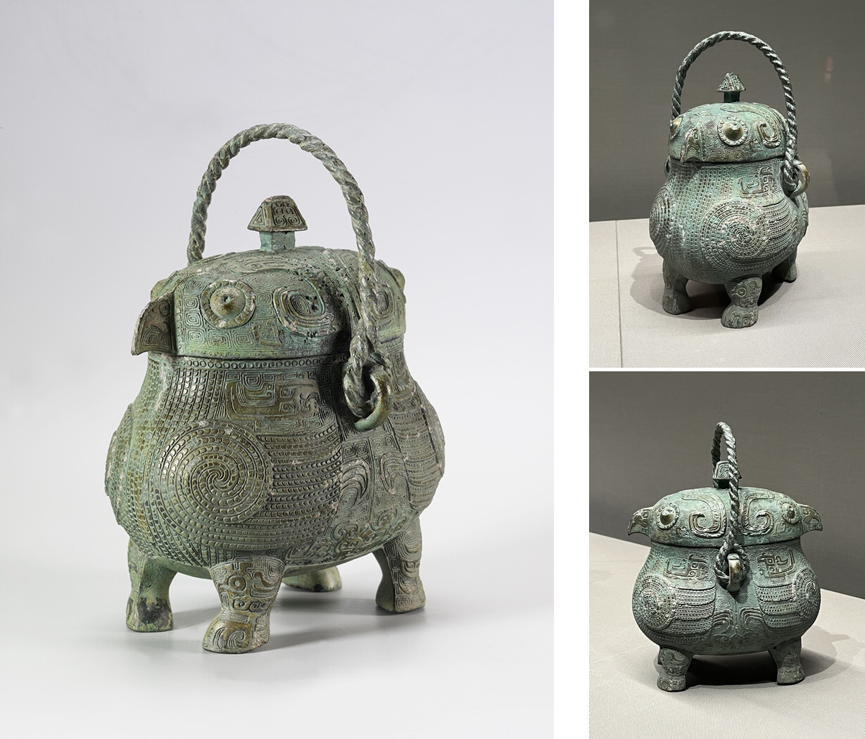 アヒル彫刻 緑硯 中国硯 中国石製 大型硯 書道具 文房四宝 1537g アヒル