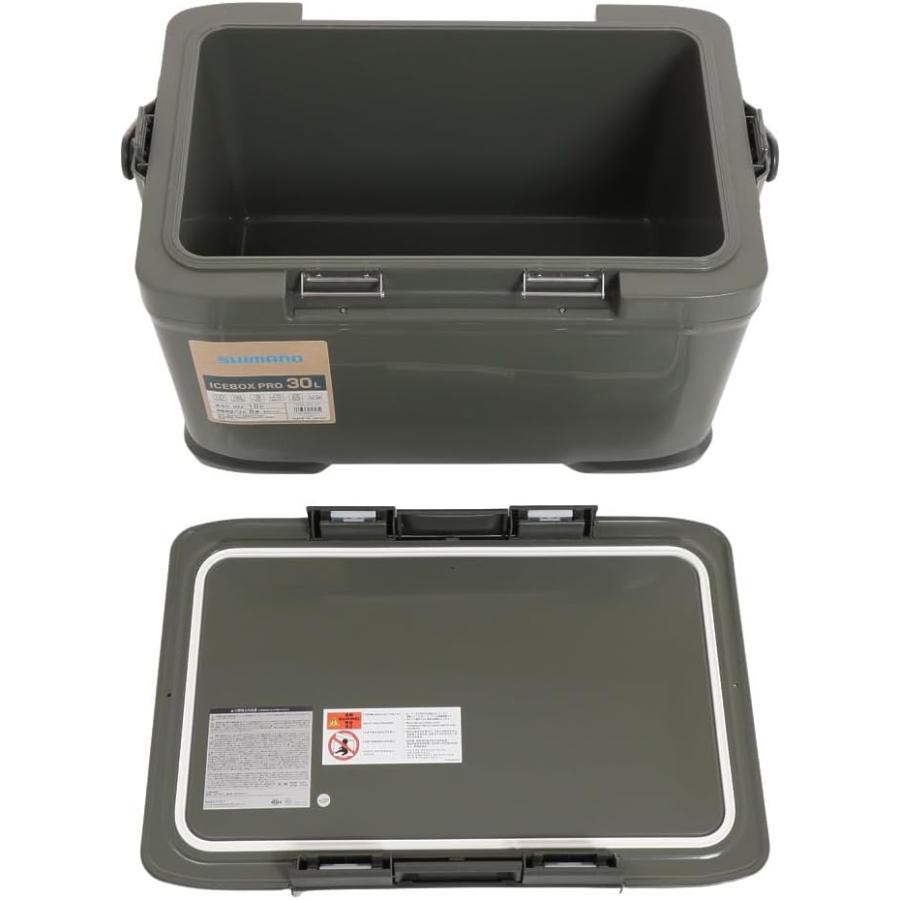 シマノ アイスボックス PRO 30L カーキ NX-030V: キャンプ