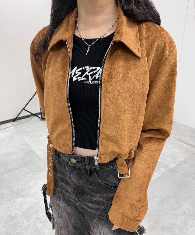 クロップドシングルライダースジャケット – WEGO ONLINE STORE