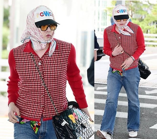 G-Dragon once again hit SNS with his extraordinary fashion sense