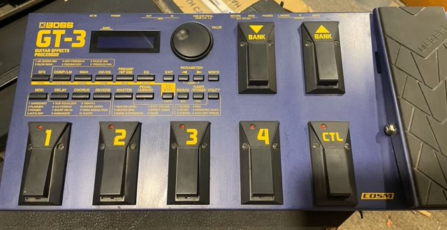 Boss GT-3マルチエフェクター 究極のギターサウンドを手に入れる