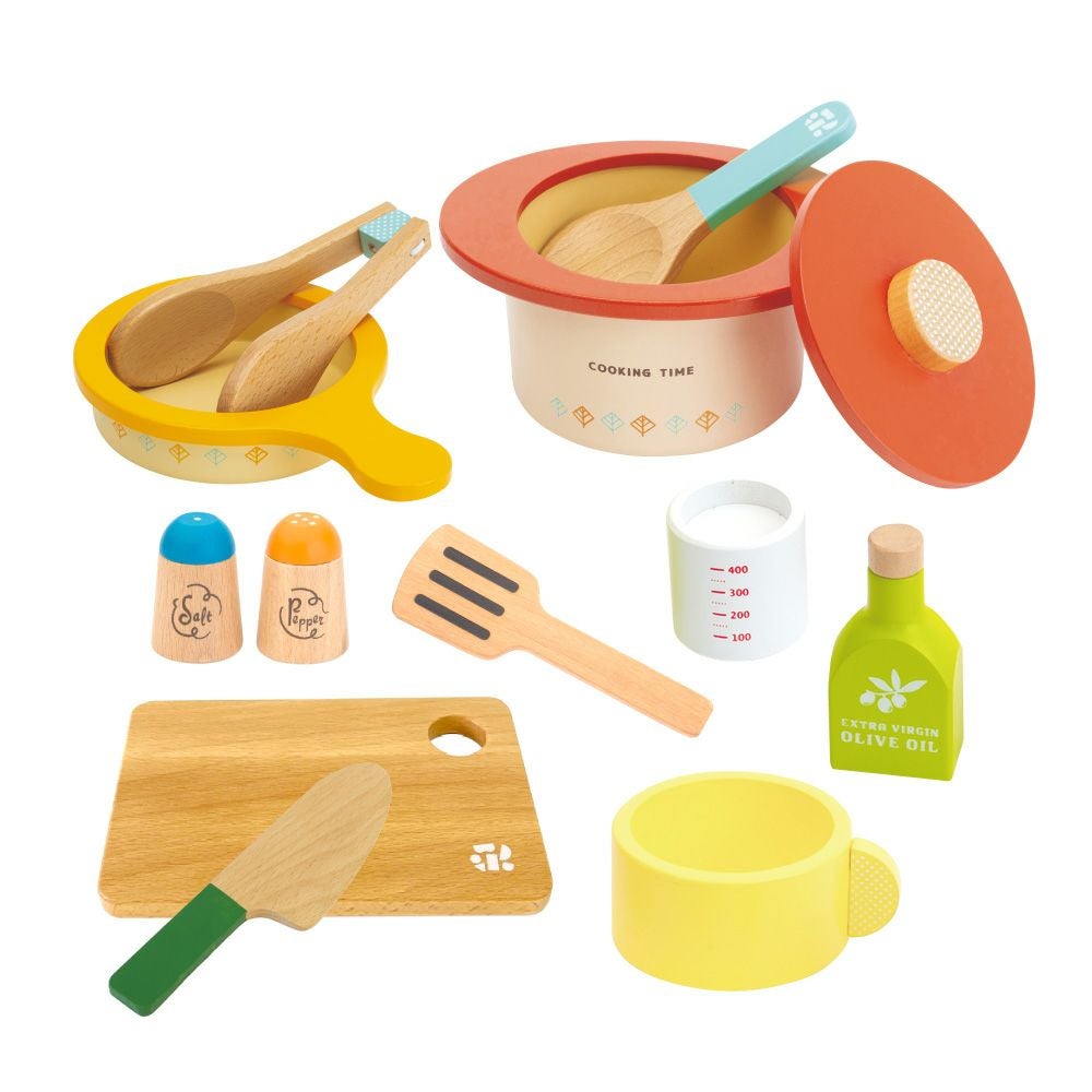 はじめてのおままごと 調理グッズ11点セット | ウッディプッディ