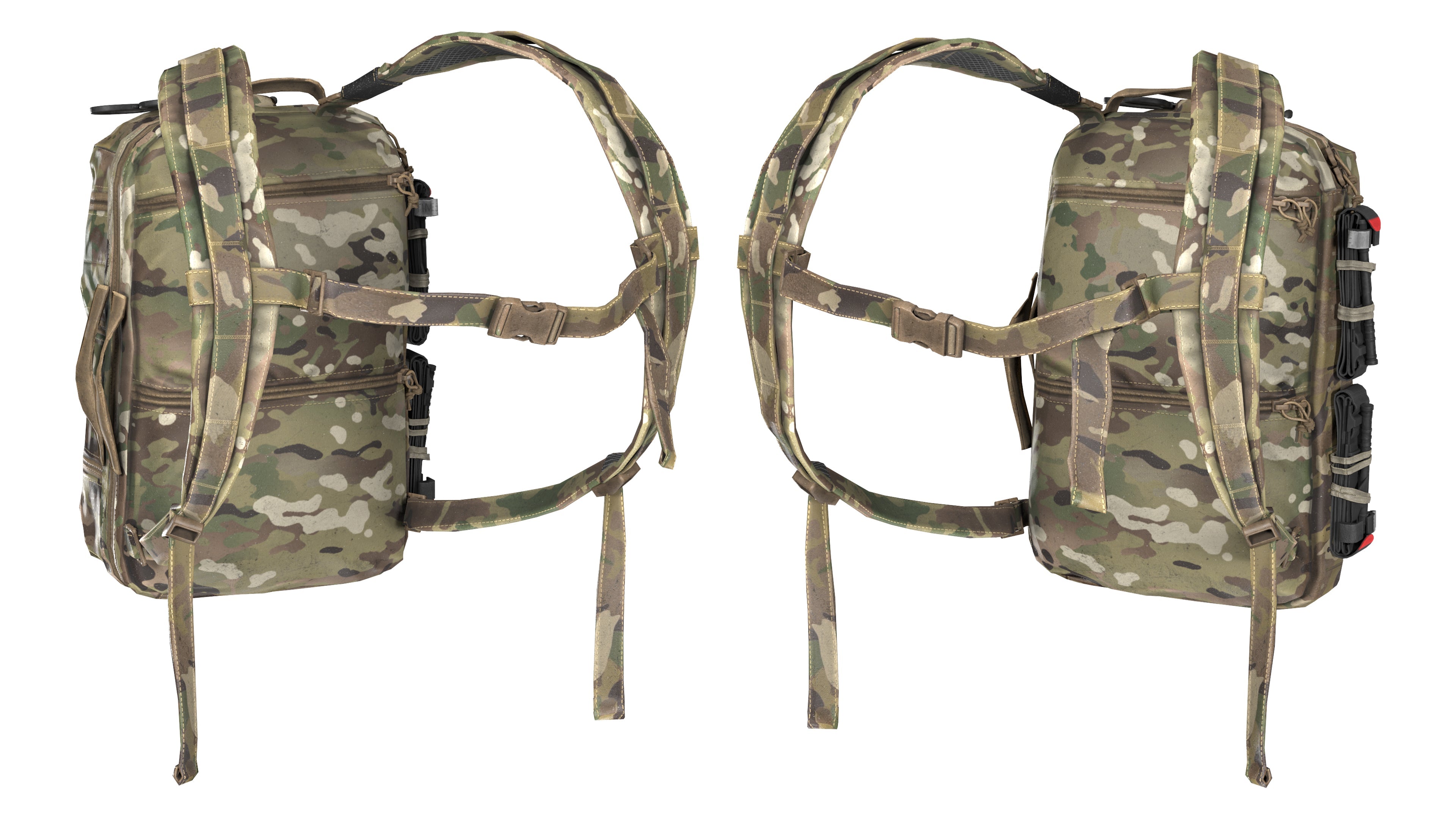 DELTA BAG - Low Poly 3D Model | Game-Ready Asset | 3DMA