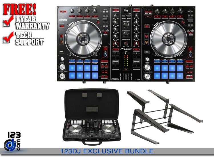 Pioneer DDJ-SR2 + Magma Case + Stand | DJ Controllers