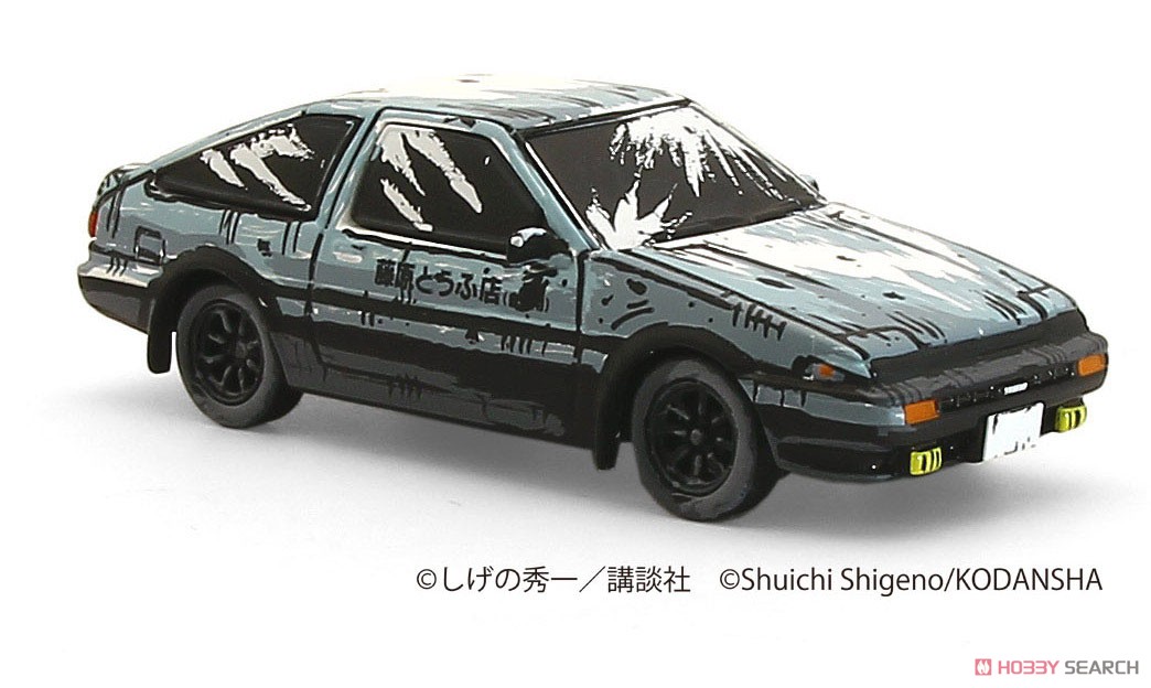 イニシャルD 漫画風塗装エディション 3台セット (ミニカー) - ホビー