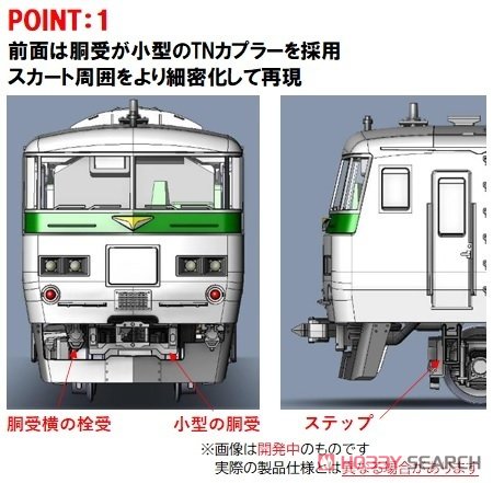 JR 185-0系特急電車 (踊り子・強化型スカート) 基本セットB (基本・5両