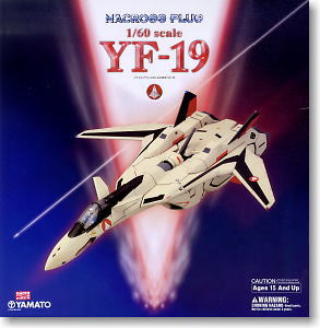 マクロスプラス 1/60 完全変形 YF-19 パッケージリニューアル版 (完成