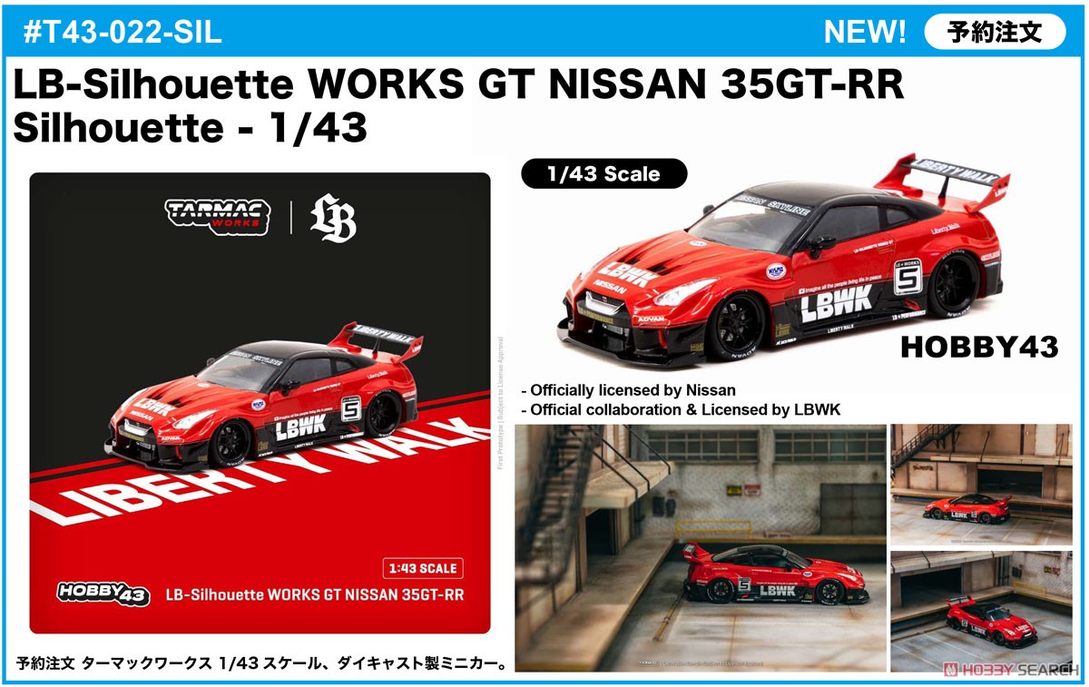 LB-Silhouette WORKS GT NISSAN 35GTRR Silhouette (ミニカー